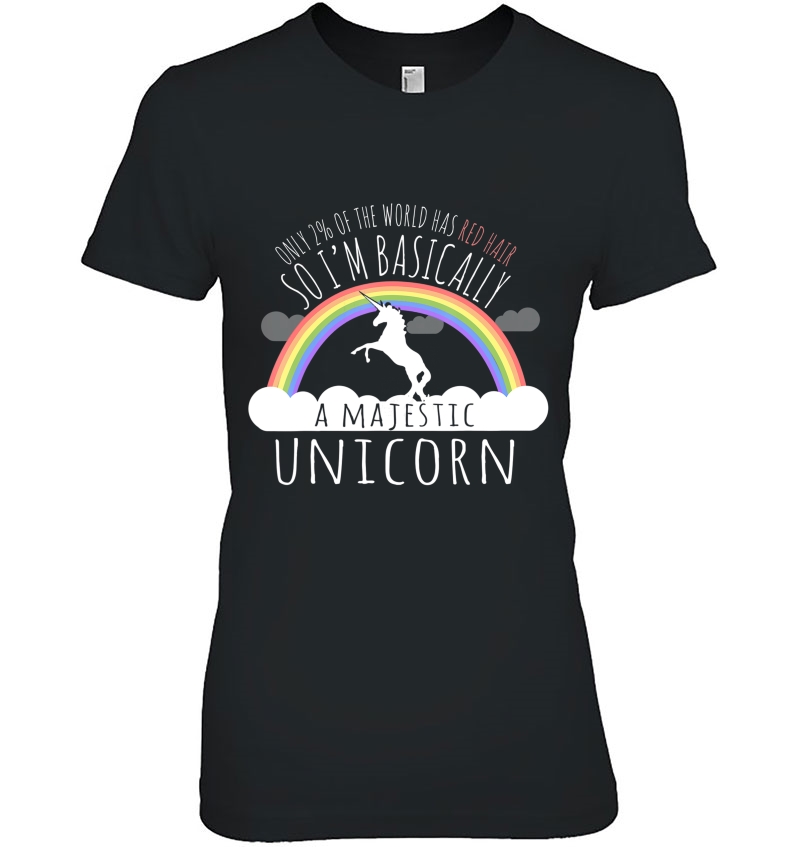 Redhead Majestic Unicorn Hoodie