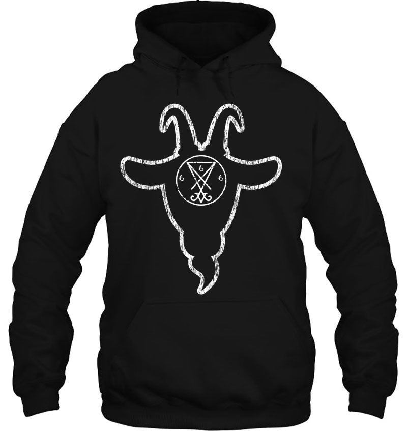 Satanic Shirt Goat Head & 666 Satanism Symbol Gift Mugs