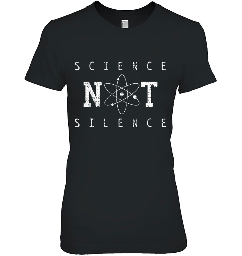 Science Not Silence Teacher Gift Physics Hoodie