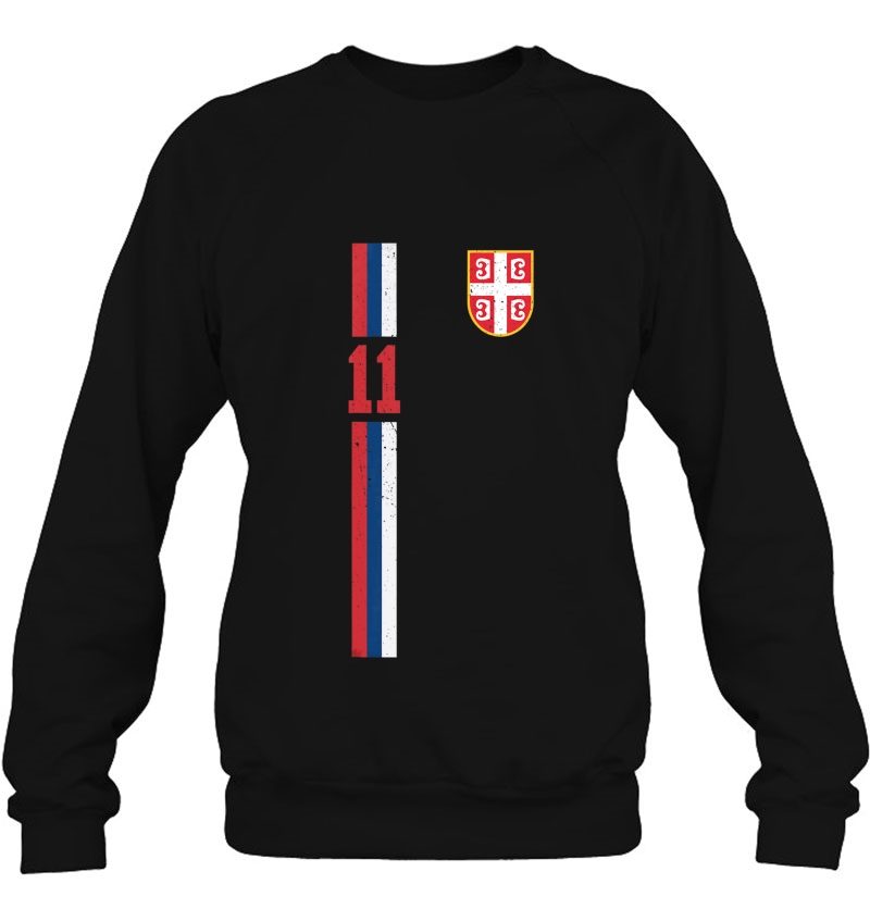 Serbia Soccer Retro Srbija Football Jersey Sweatshirt
