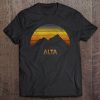 Shirt Alta Utah Ski Snowboard Fan Clothes Gift Camping Cool Tee