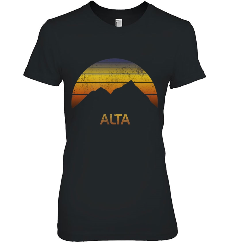 Shirt Alta Utah Ski Snowboard Fan Clothes Gift Camping Cool Hoodie