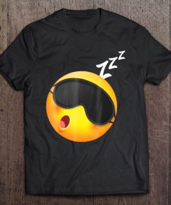 Sleeping Zzz Emoji Face -Halloween Fun Emoji Costume Tee