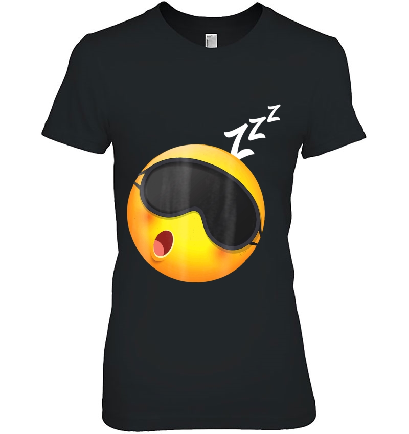 Sleeping Zzz Emoji Face -Halloween Fun Emoji Costume Hoodie