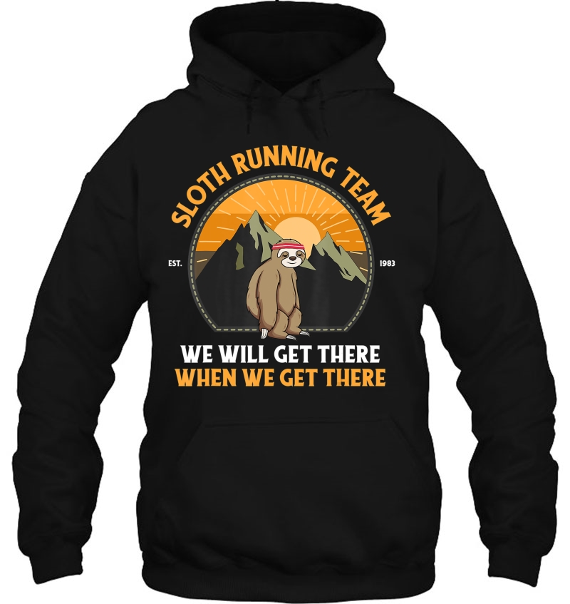 Sloth Running Shirt, Sloth Running Team Mugs