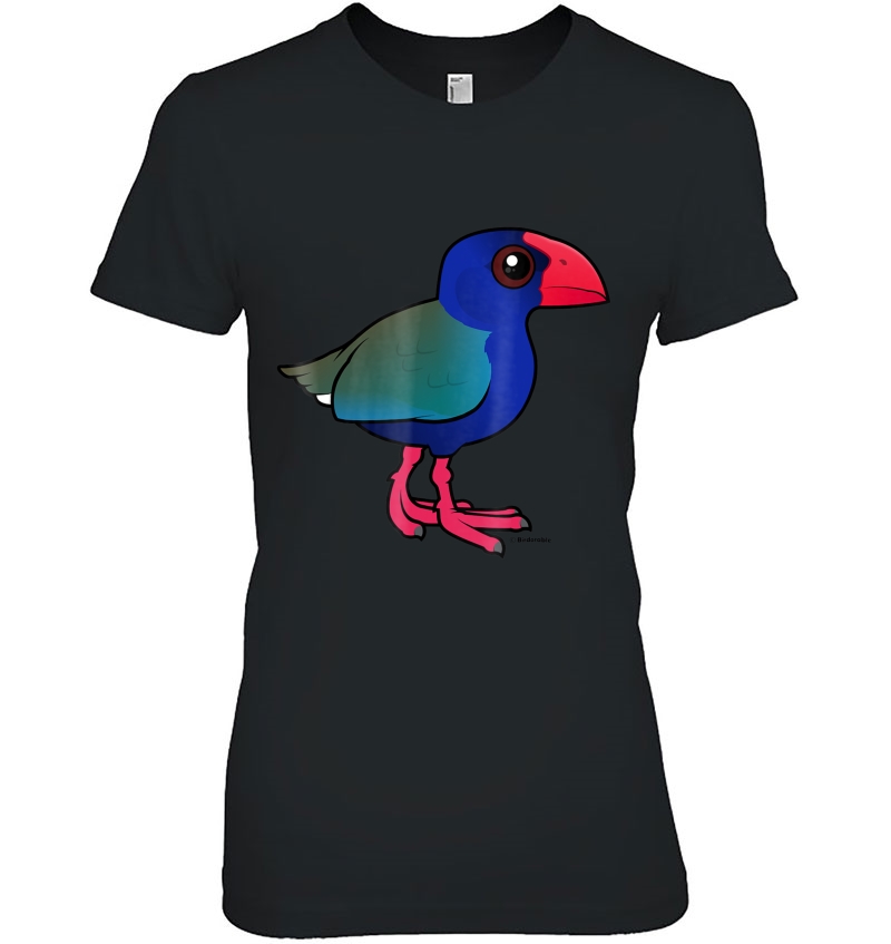 South Island Takahe Cartoon Endangered Species Ladies Tee