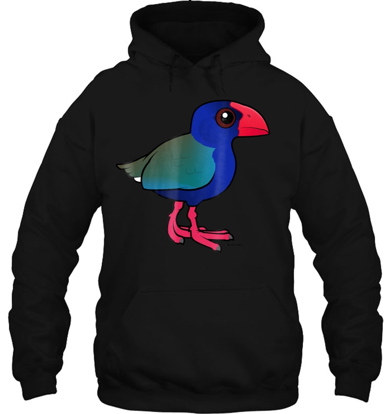 South Island Takahe Cartoon Endangered Species Hoodie
