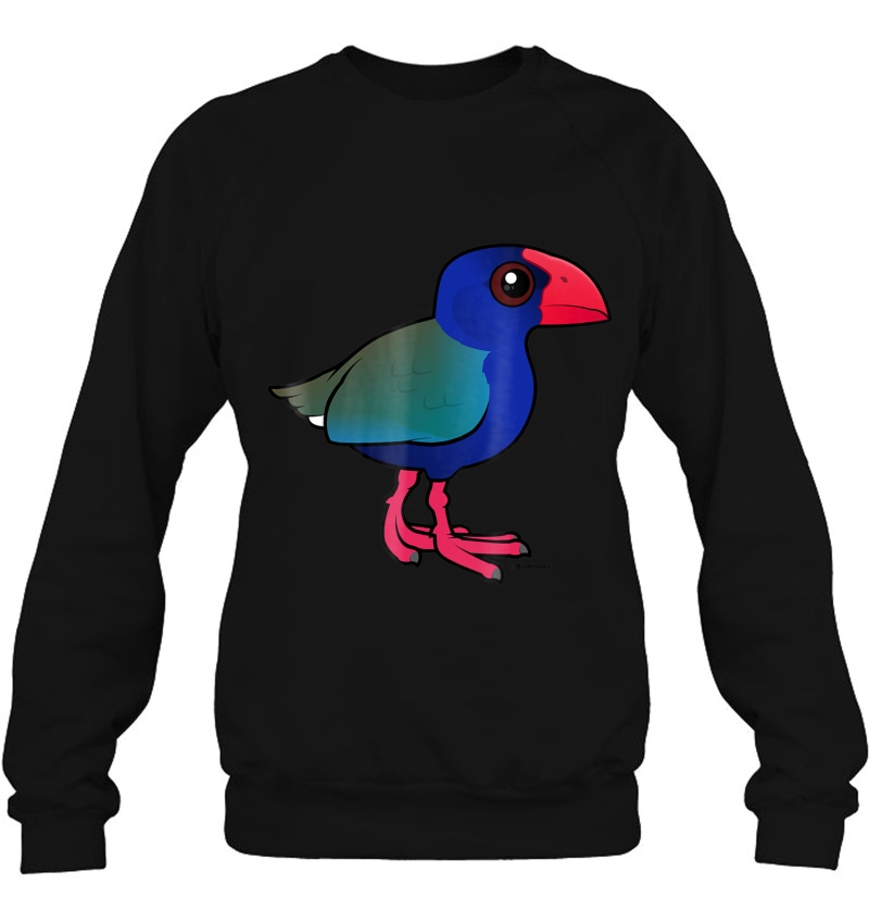 South Island Takahe Cartoon Endangered Species Sweatshirt
