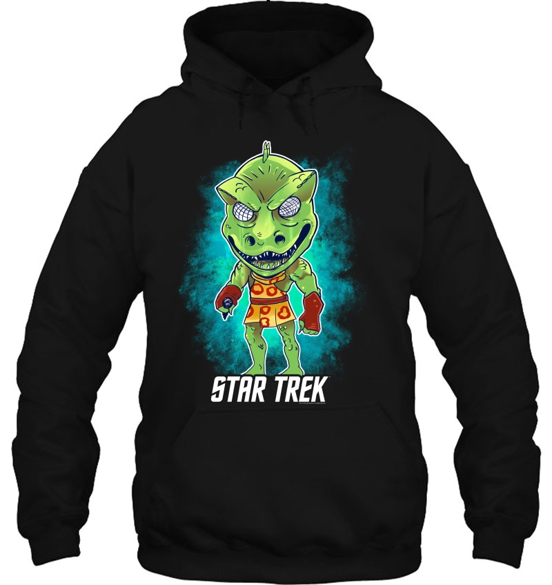 Star Trek Original Series Gorn Posing Chibi Premium Hoodie