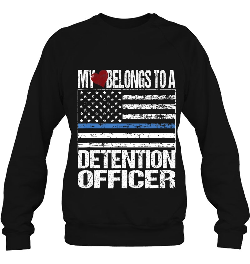 Thin Blue Line Flag - Detention Officer Family Gift Mugs