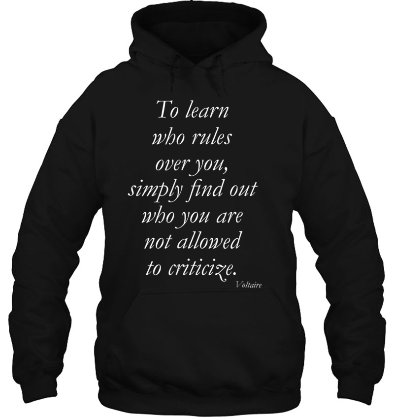 To Learn Who Rules Over You Voltaire Quote Political Mugs