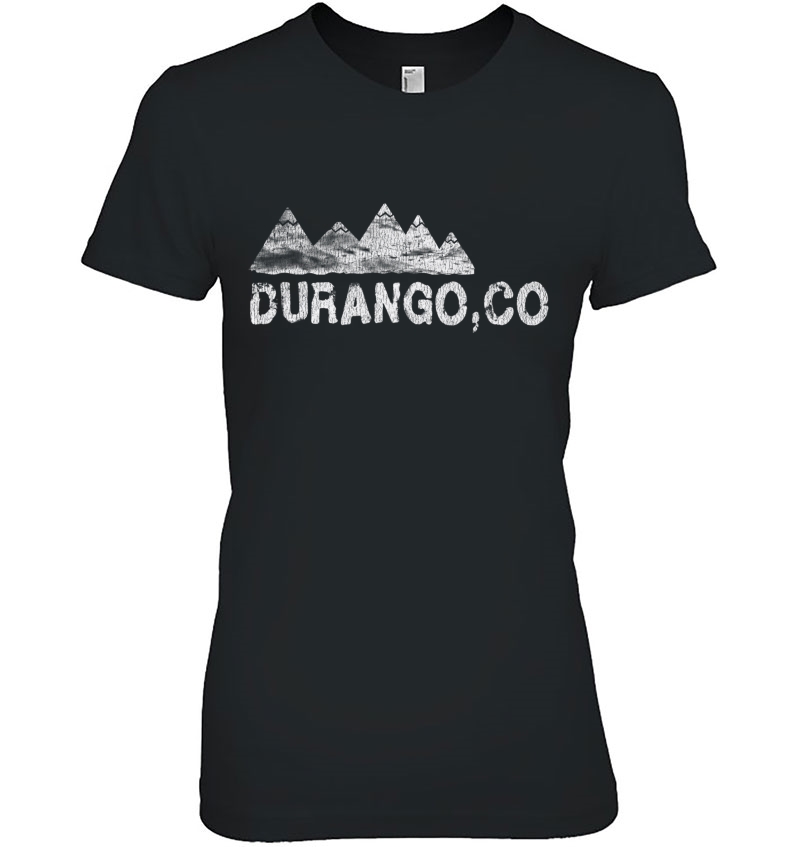 Trendy Grunge Durango Co Mountains Ski Town Hoodie