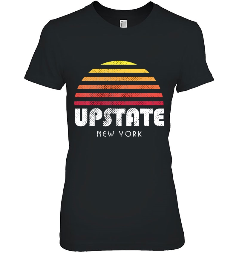 Upstate New York - Retro Vintage Sunset Hoodie