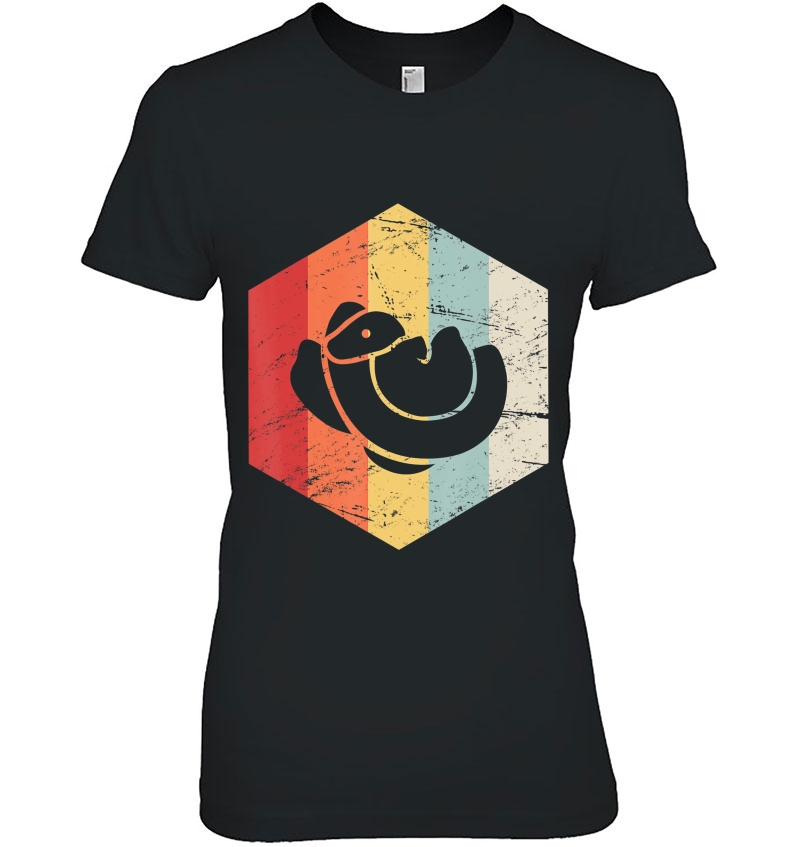 Vintage Retro Ball Python Ladies Tee