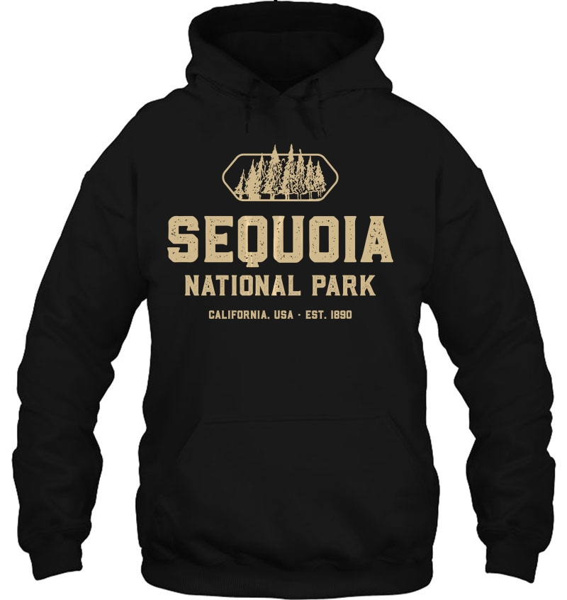 Vintage Sequoia National Park - Retro California Hoodie