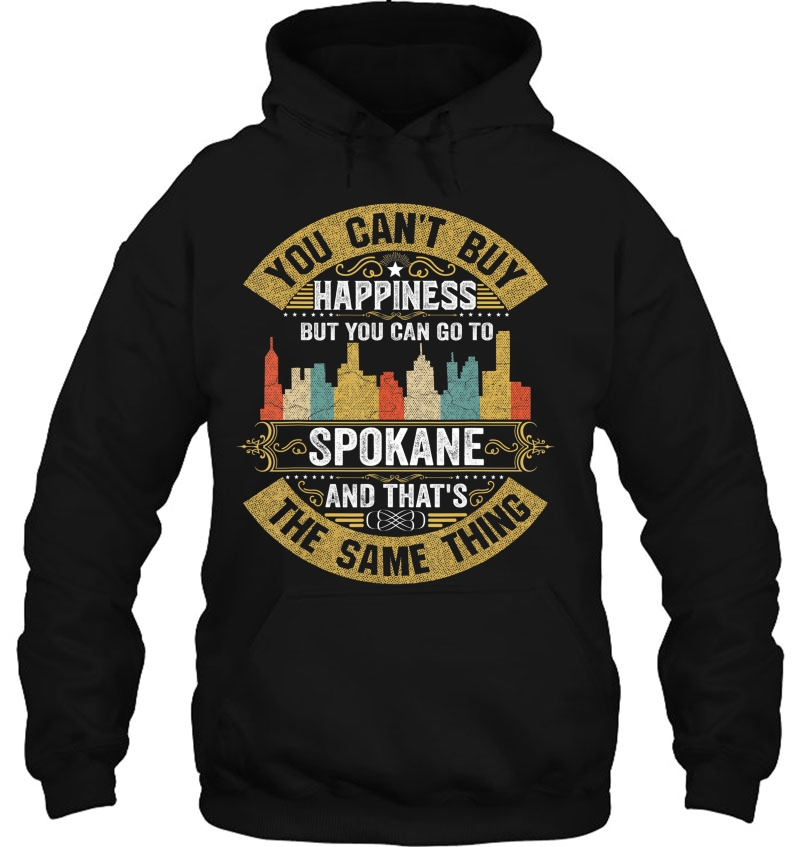 Vintage Spokane City Flag Tshirt I Love Spokane Mugs