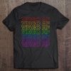 Virgo Af Gay Pride Rainbow Repeat Plastic Thank You Bag Tee