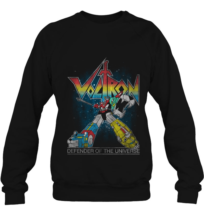 Voltron Retro Defender Rainbow Tee Mugs