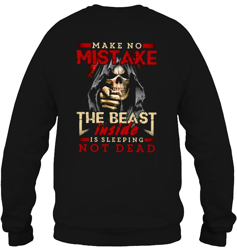 Make No Mistake The Beast Inside Is Sleeping Not Dead Grim Reaper Version Mugs