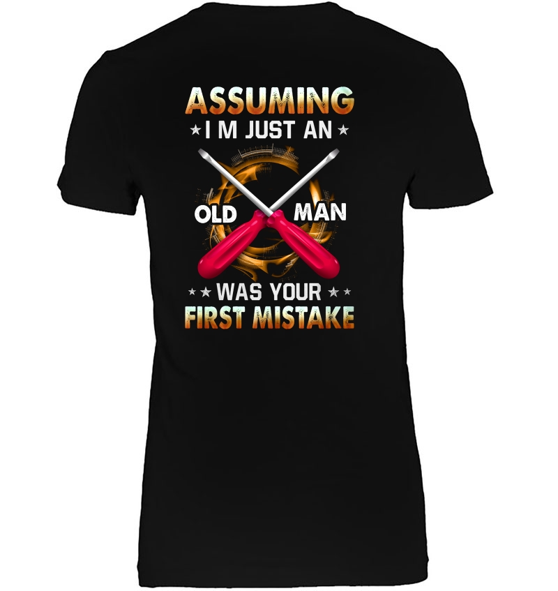 Assuming I'm Just An Old Man Was Your First Mistake Electrician Hoodie