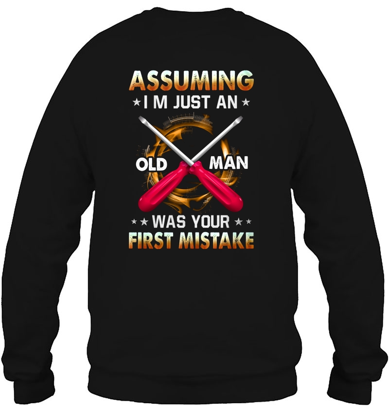 Assuming I'm Just An Old Man Was Your First Mistake Electrician Mugs