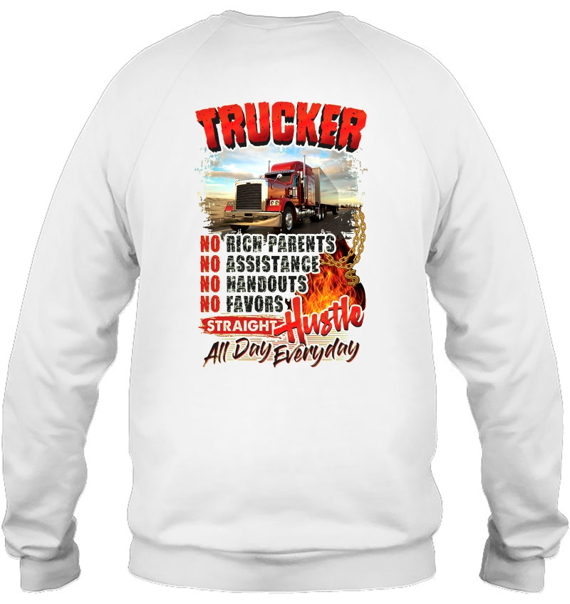 Trucker No Rich Parents Straight Hustle All Day Everyday Mugs