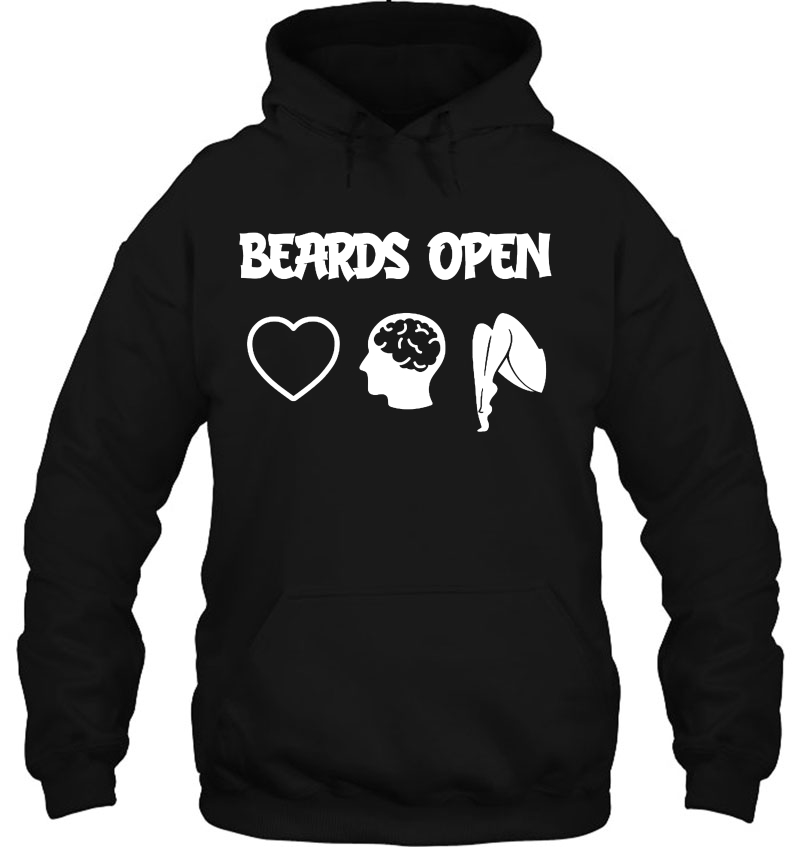 Beards Open Heart Mind And Legs Mugs