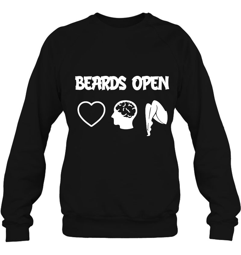 Beards Open Heart Mind And Legs Mugs