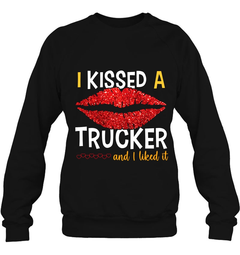 I Kissed A Trucker And I Liked It Lips Version Mugs