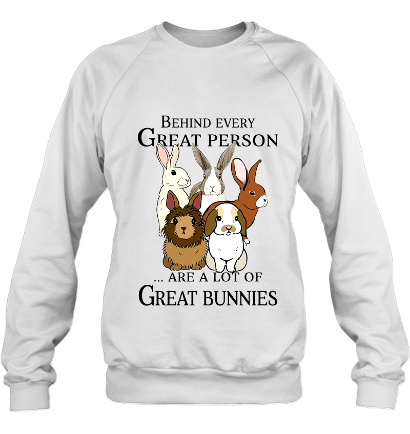 Behind Every Great Person Are A Lot Of Great Bunnies Mugs