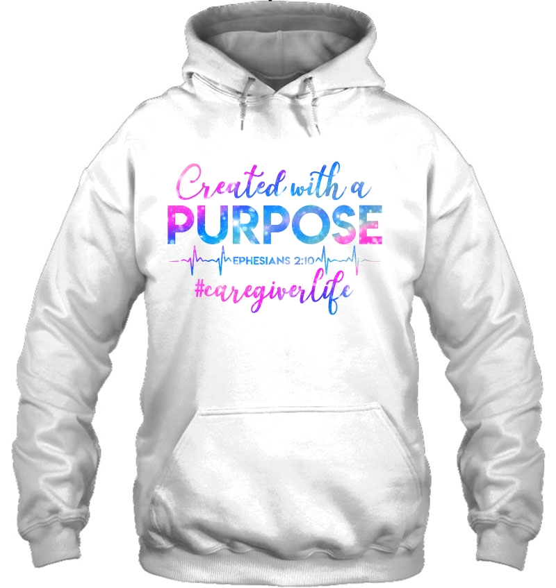 Created With A Purpose #Caregiverlife Heartbeat Version Mugs