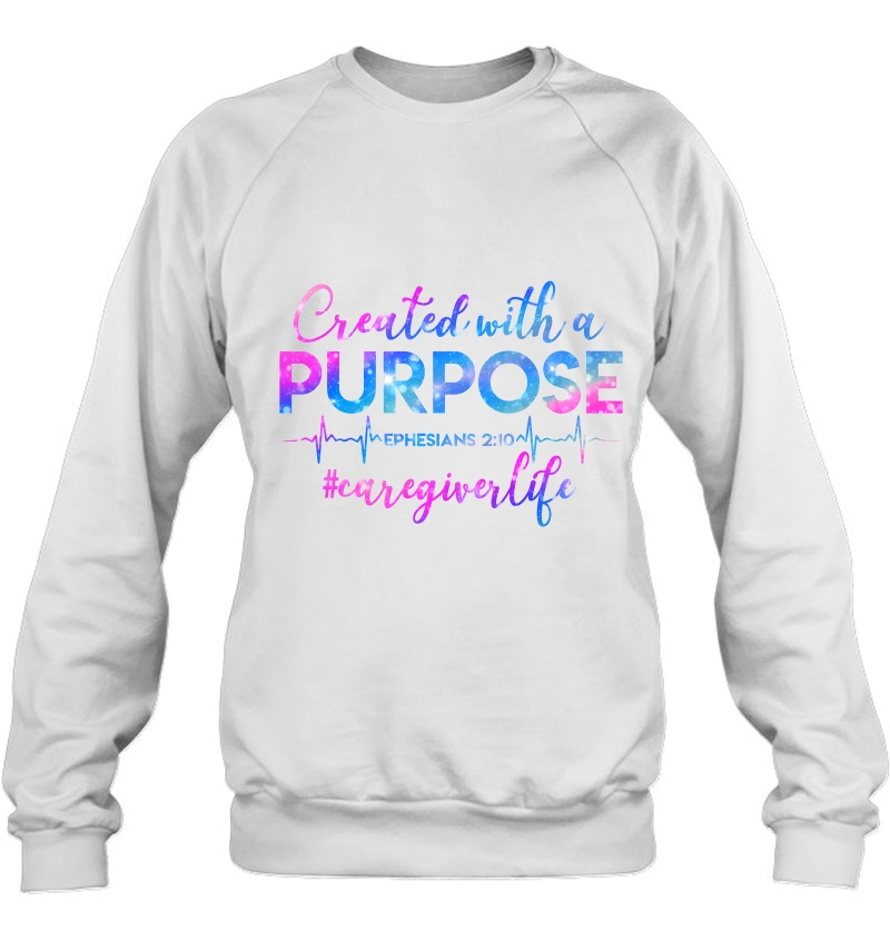 Created With A Purpose #Caregiverlife Heartbeat Version Mugs