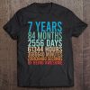 7 Years Old 7Th Vintage Birthday Shirt 84 Months Tee