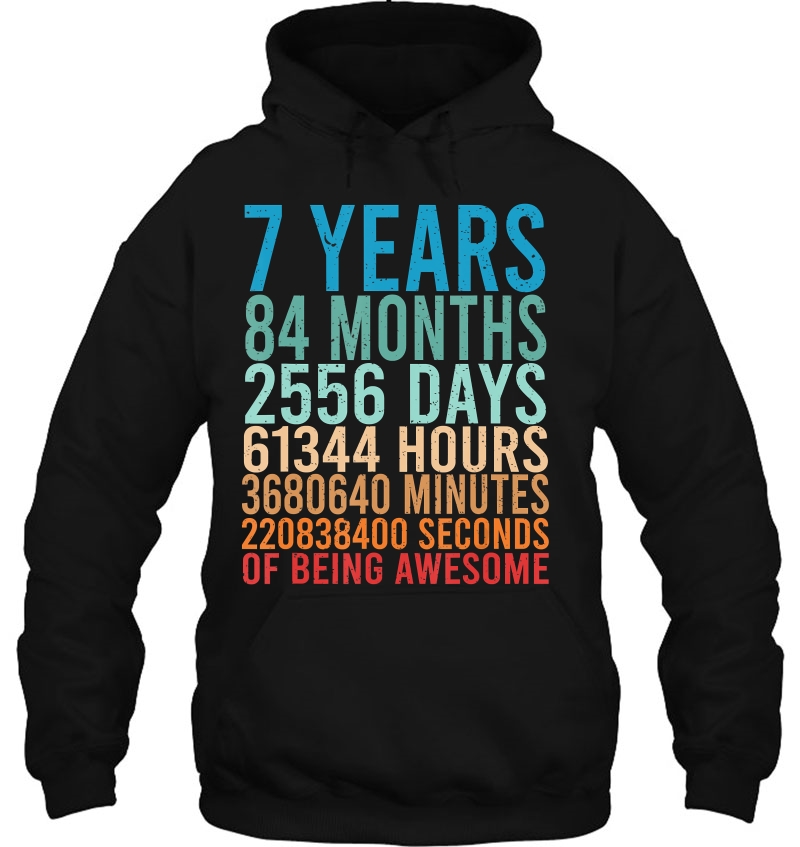 7 Years Old 7Th Vintage Birthday Shirt 84 Months Mugs