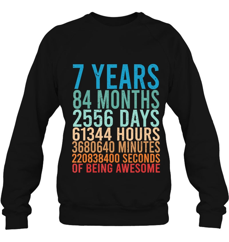 7 Years Old 7Th Vintage Birthday Shirt 84 Months Mugs