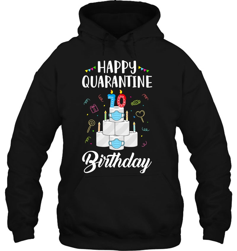 70Th Birthday Gift Idea 1950 Happy Quarantine Birthday Hoodie