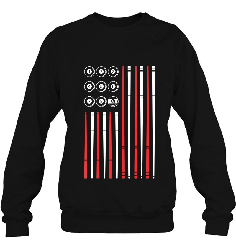 American Flag Billiards Shooting Pool Tee Mugs