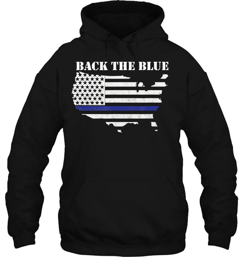 Back The Blue Thin Blue Line American Flag Police Support Mugs