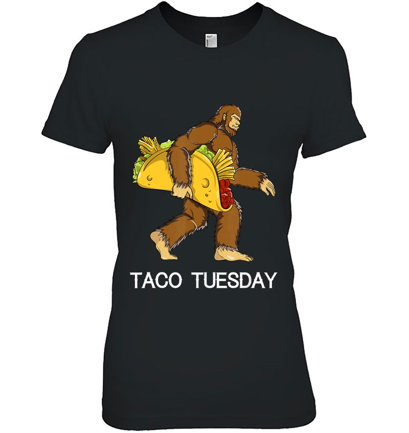 Bigfoot Sasquatch Yeti Taco Tuesday Cinco De Mayo Hoodie