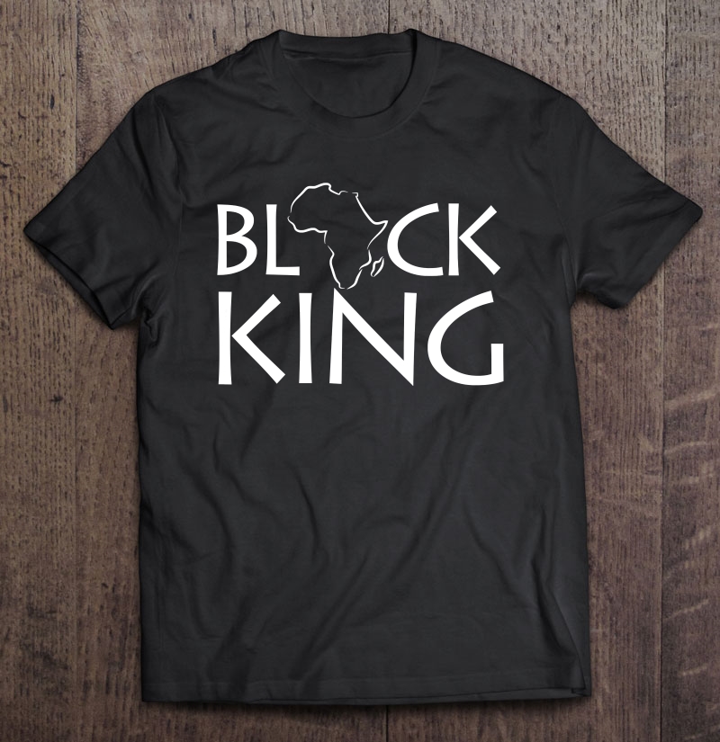 Black King Melanin African American Men Shirt