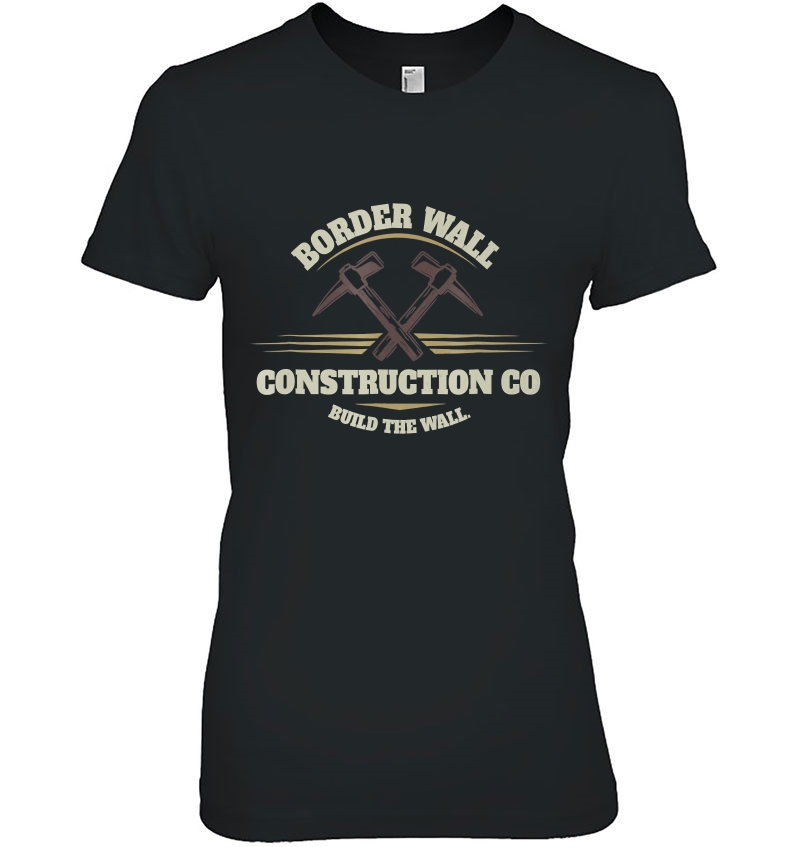 Border Wall Construction Co Build The Wall Pro Trump Hoodie