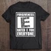 Christian Religious Tshirt Forgiveness Rated E For Everyone Tee