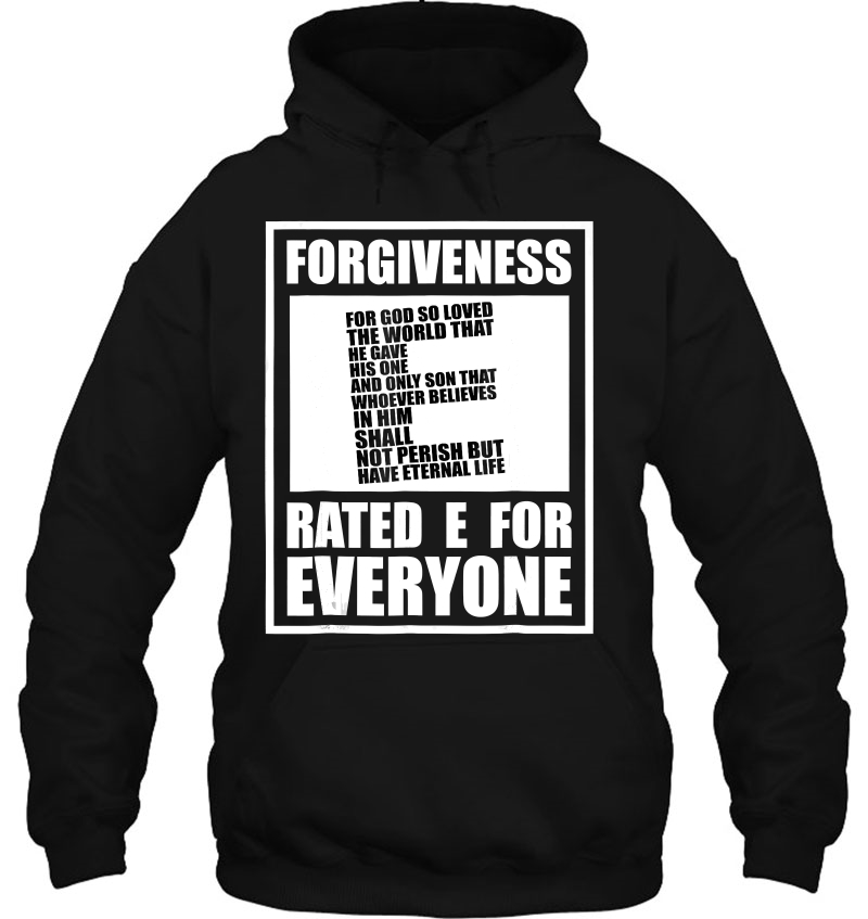 Christian Religious Tshirt Forgiveness Rated E For Everyone Mugs