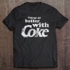 Coca-Cola Better With Coke Vintage Graphic Tee