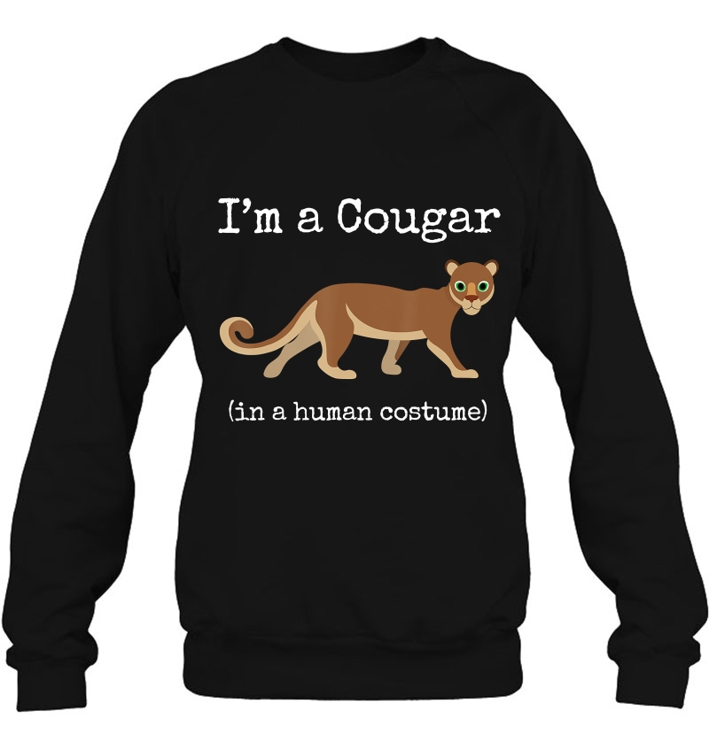 Cougar Costume I'm A Cougar In A Human Costume Funny Mugs