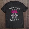 Cute Bicycle Bike Shirt Woman Girl Birthday Mothers Day Tee