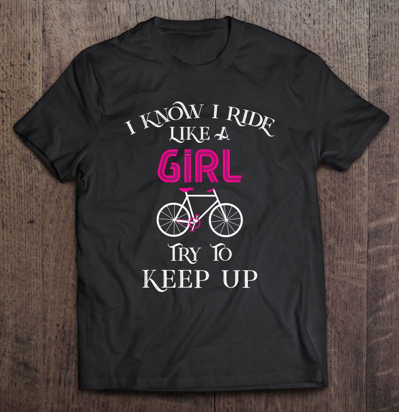 Cute Bicycle Bike Shirt Woman Girl Birthday Mothers Day Shirt