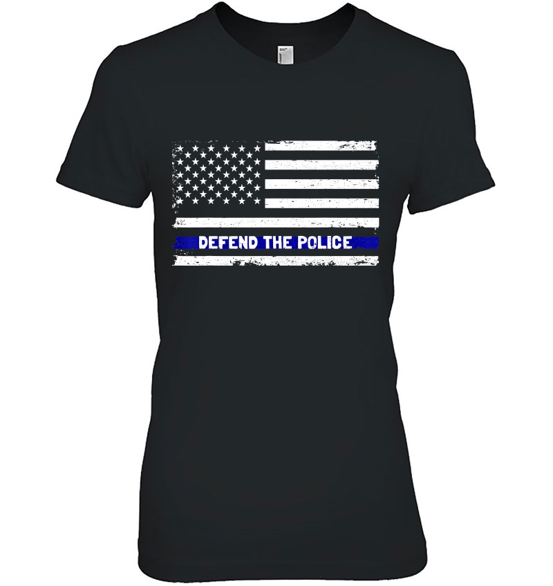 Defend The Police American Flag Thin Blue Line 2020 Ver2 Hoodie