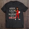 Delta Nurse Shirt In Crimson And Cream For Dst, Lnp, Rn Pros Tee