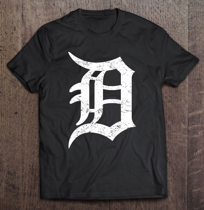 Detroit Long Graphic D Motor City Shirt